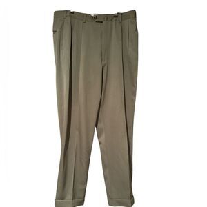 Tommy Hilfiger Olive Trousers Dress Pants Size 36/32